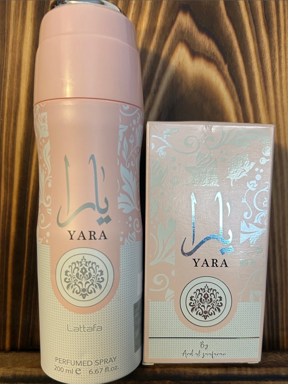 YARA room spray and EDP perfume oil.
